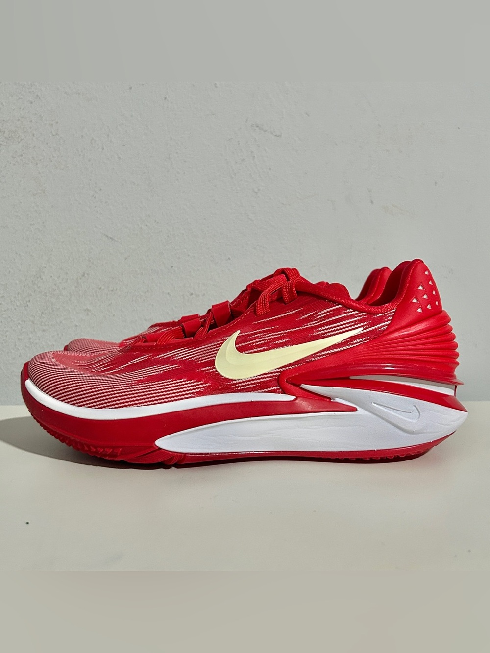 Nike Air Zoom GT Cut 2 TB “Uni Red” Men’s Size 5.5 Basketball Sneakers No Lid - Picture 5 of 11